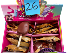 WAX CRACKING CHOCOLATE ICE CREAM