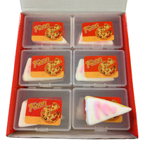 WAX CRACKING PIZZA SLICE